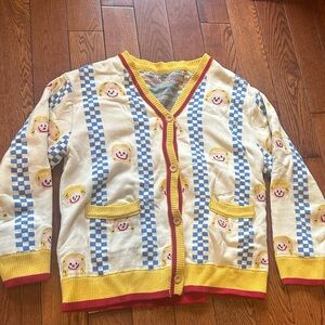 Kina And Tam Marionette Button Down Cardigan Sweater
